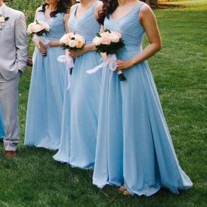 Baby blue/ light blue Bridesmaid Dress